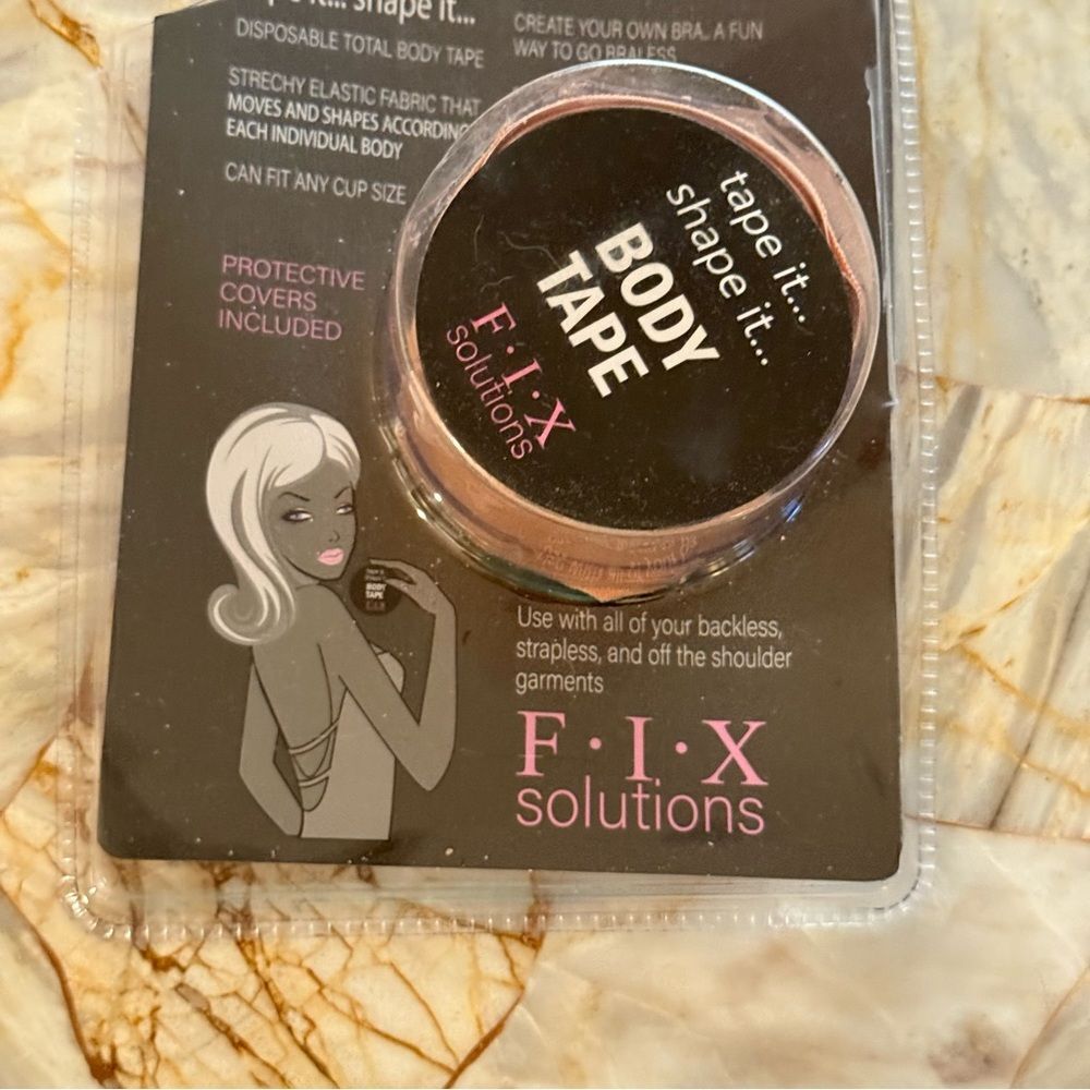 FIX Solutions Nude Body Tape Disposable Stretchy Elastic Fabric All Cup Sizes
